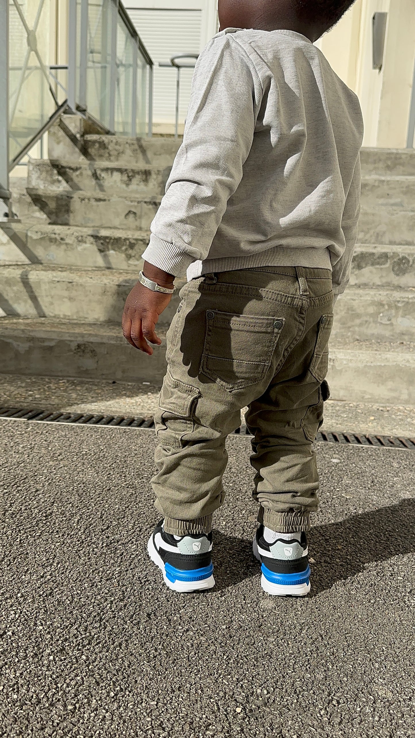 Cargo en jean bébé