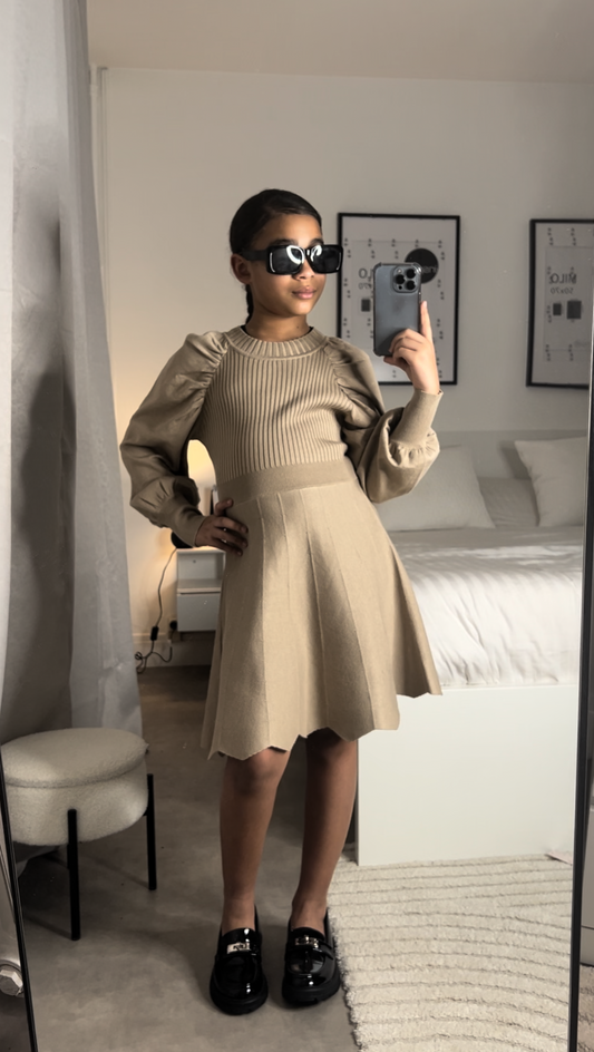 Robe beige - REINA